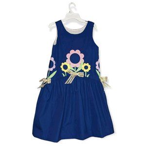 Vintage Chocolate Soup Blue & Floral Dress Size 10